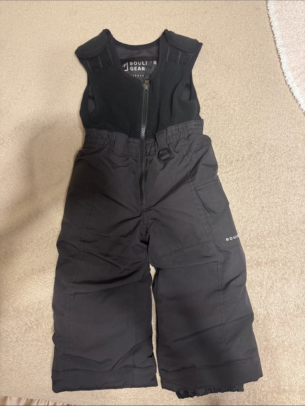 Boulder Gear Kids' Black Winter Bib Overalls